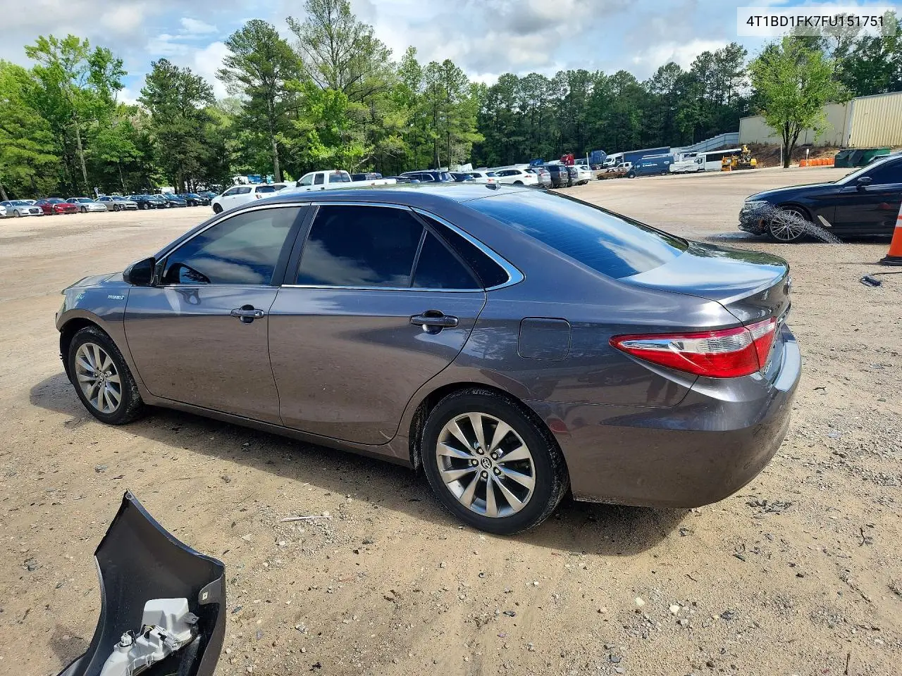 2015 Toyota Camry Hybrid Xle VIN: 4T1BD1FK7FU151751 Lot: 58186366