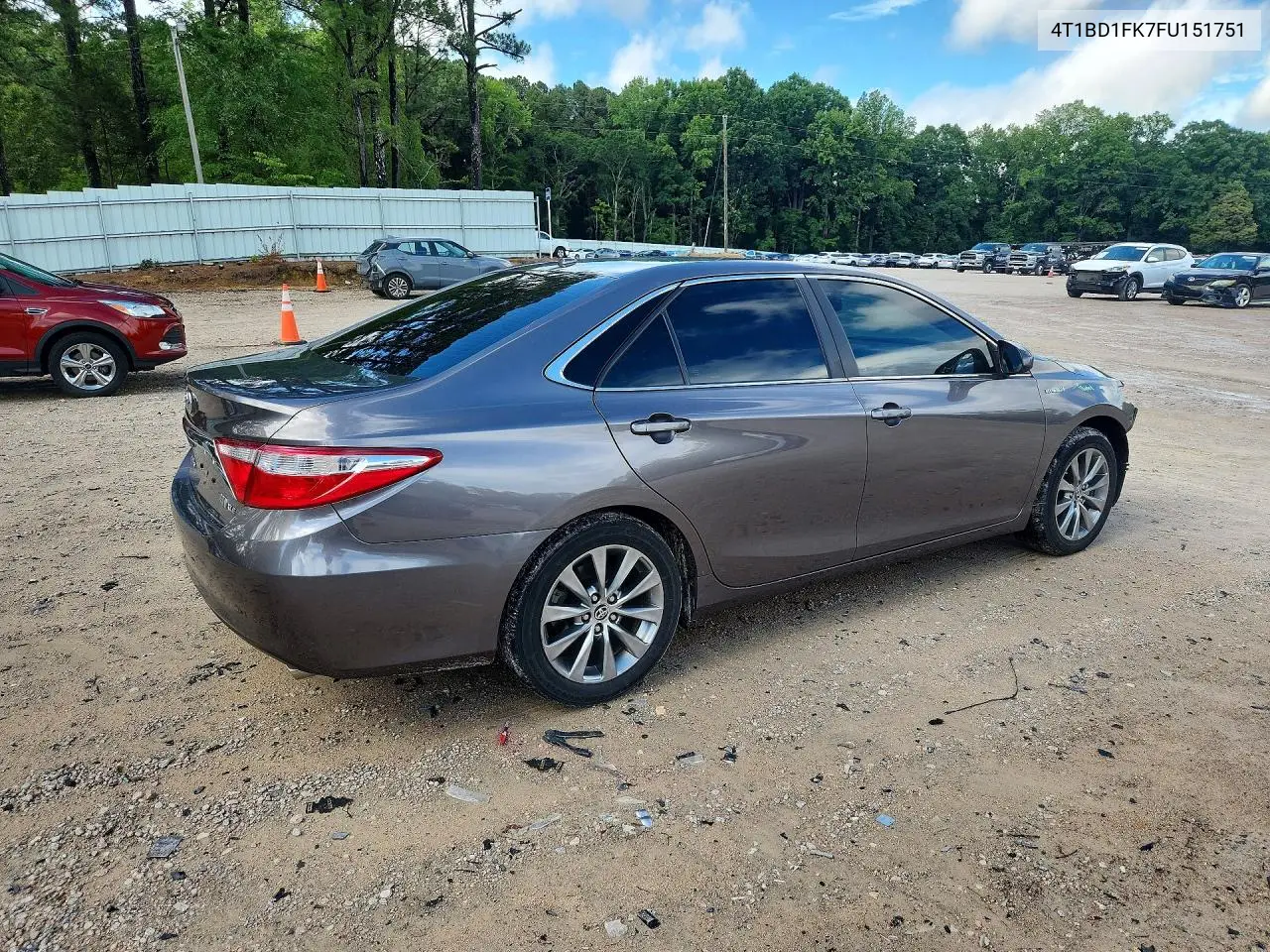 2015 Toyota Camry Hybrid Xle VIN: 4T1BD1FK7FU151751 Lot: 58186366
