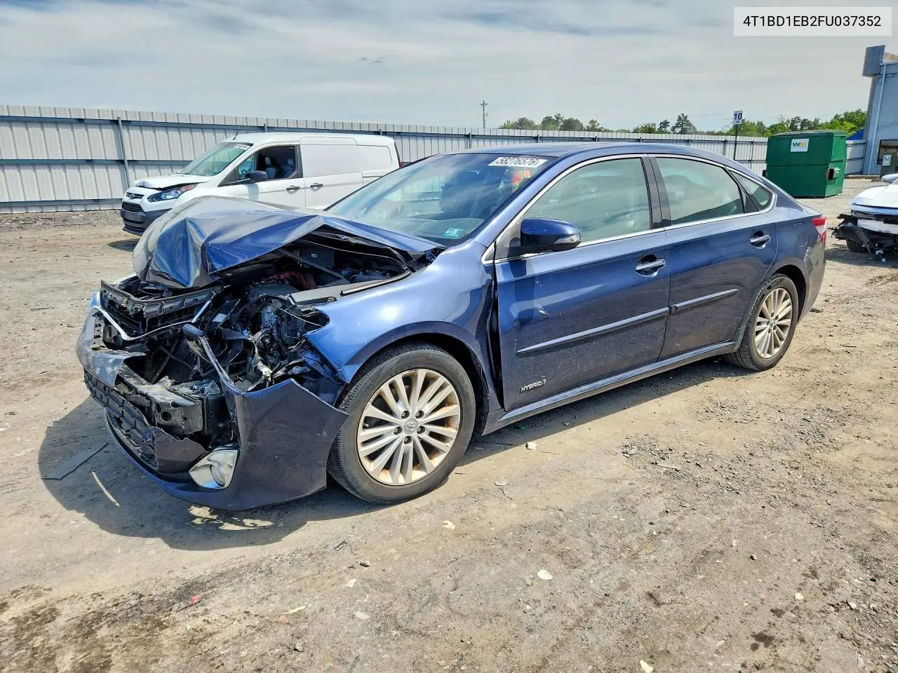 2015 Toyota Avalon Hybrid Limited VIN: 4T1BD1EB2FU037352 Lot: 58276576