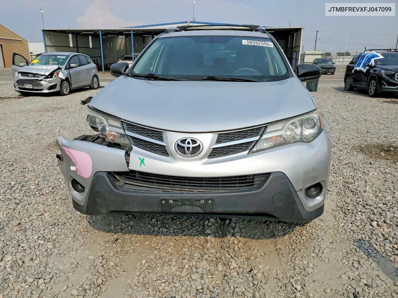 2015 Toyota Rav4 Le VIN: JTMBFREVXFJ047099 Lot: 58592556