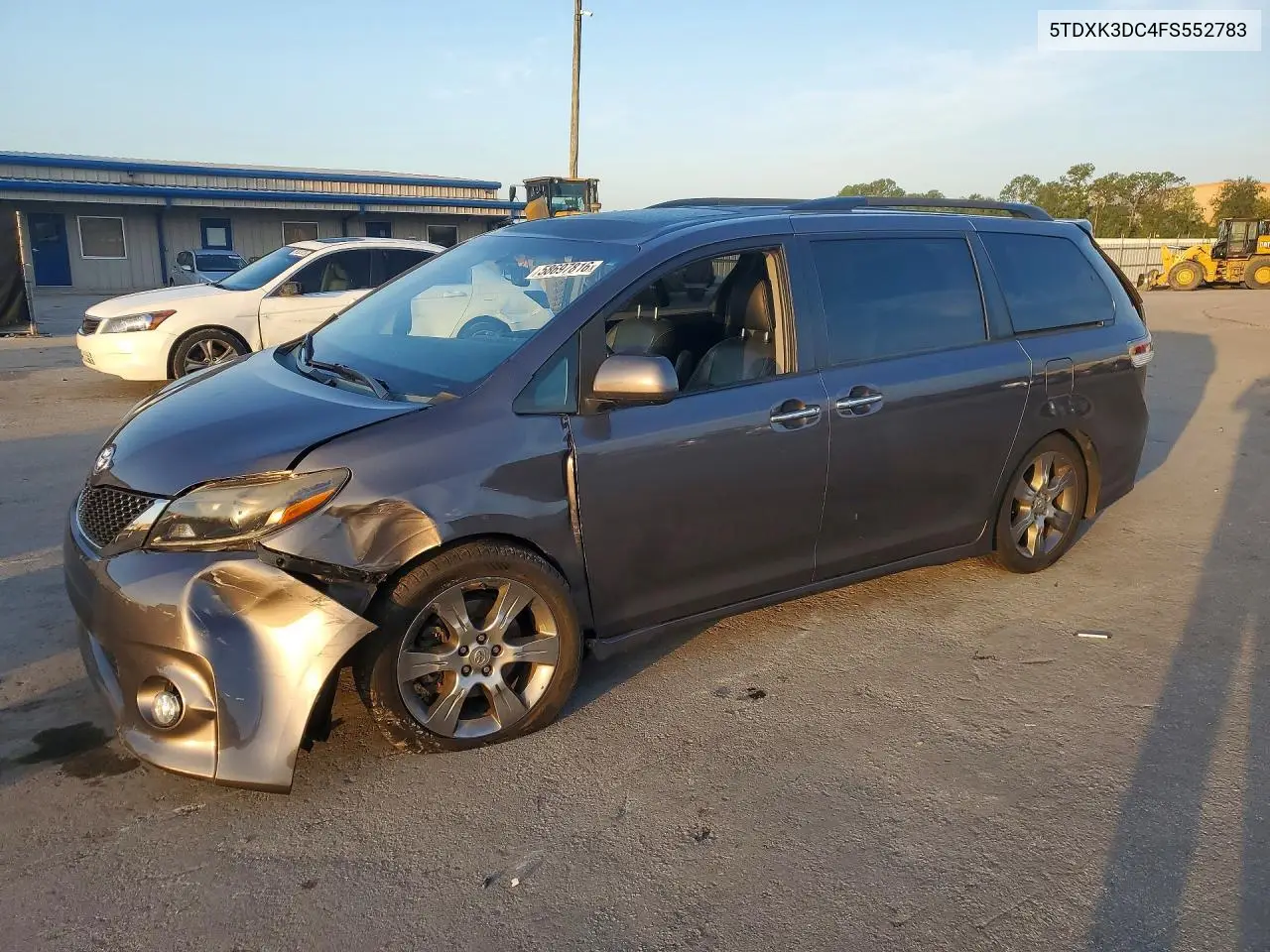 2015 Toyota Sienna Sport VIN: 5TDXK3DC4FS552783 Lot: 58697816