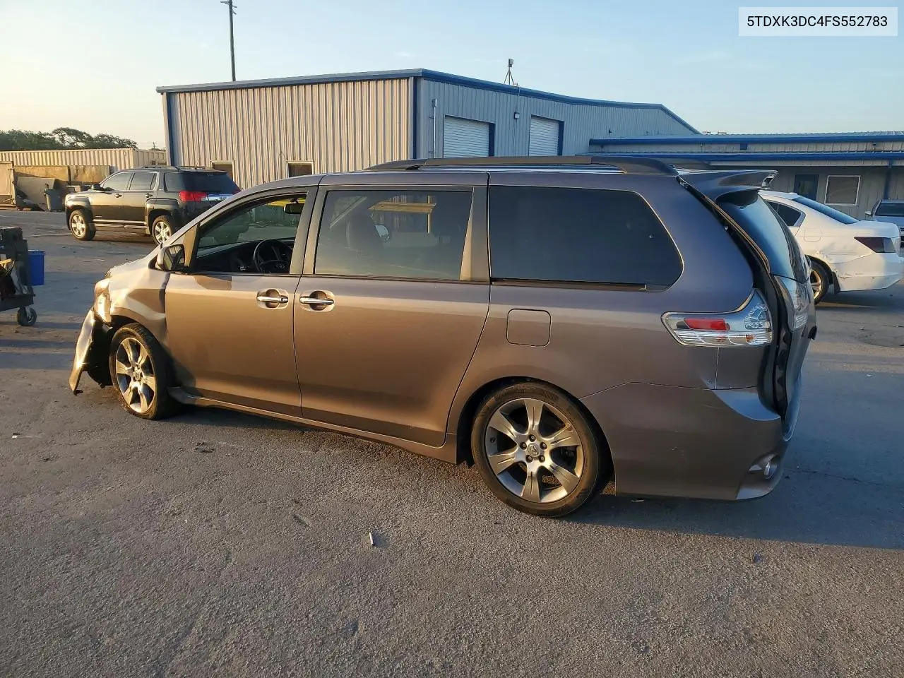 2015 Toyota Sienna Sport VIN: 5TDXK3DC4FS552783 Lot: 58697816