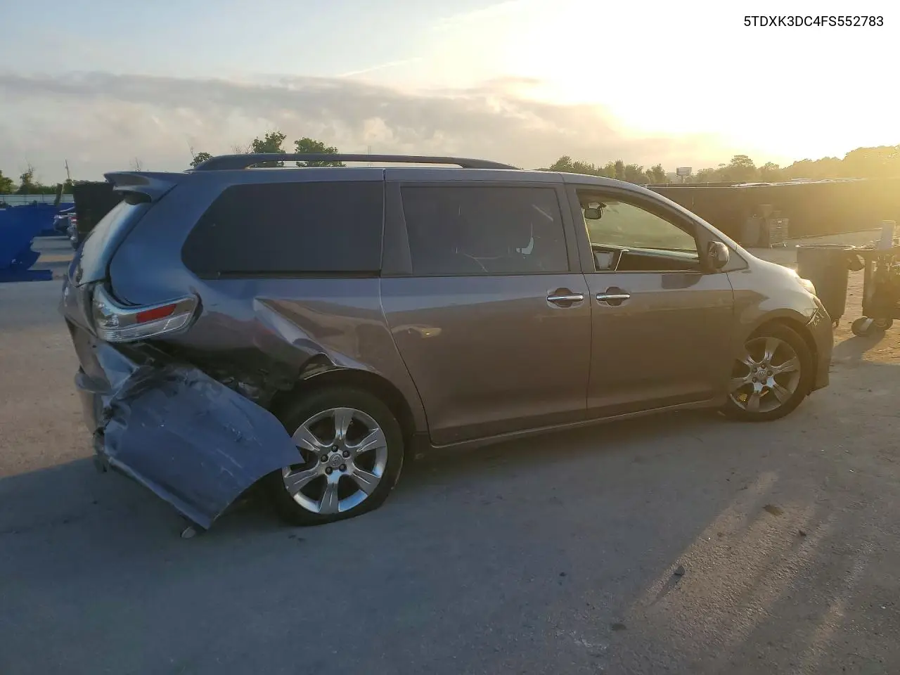 2015 Toyota Sienna Sport VIN: 5TDXK3DC4FS552783 Lot: 58697816
