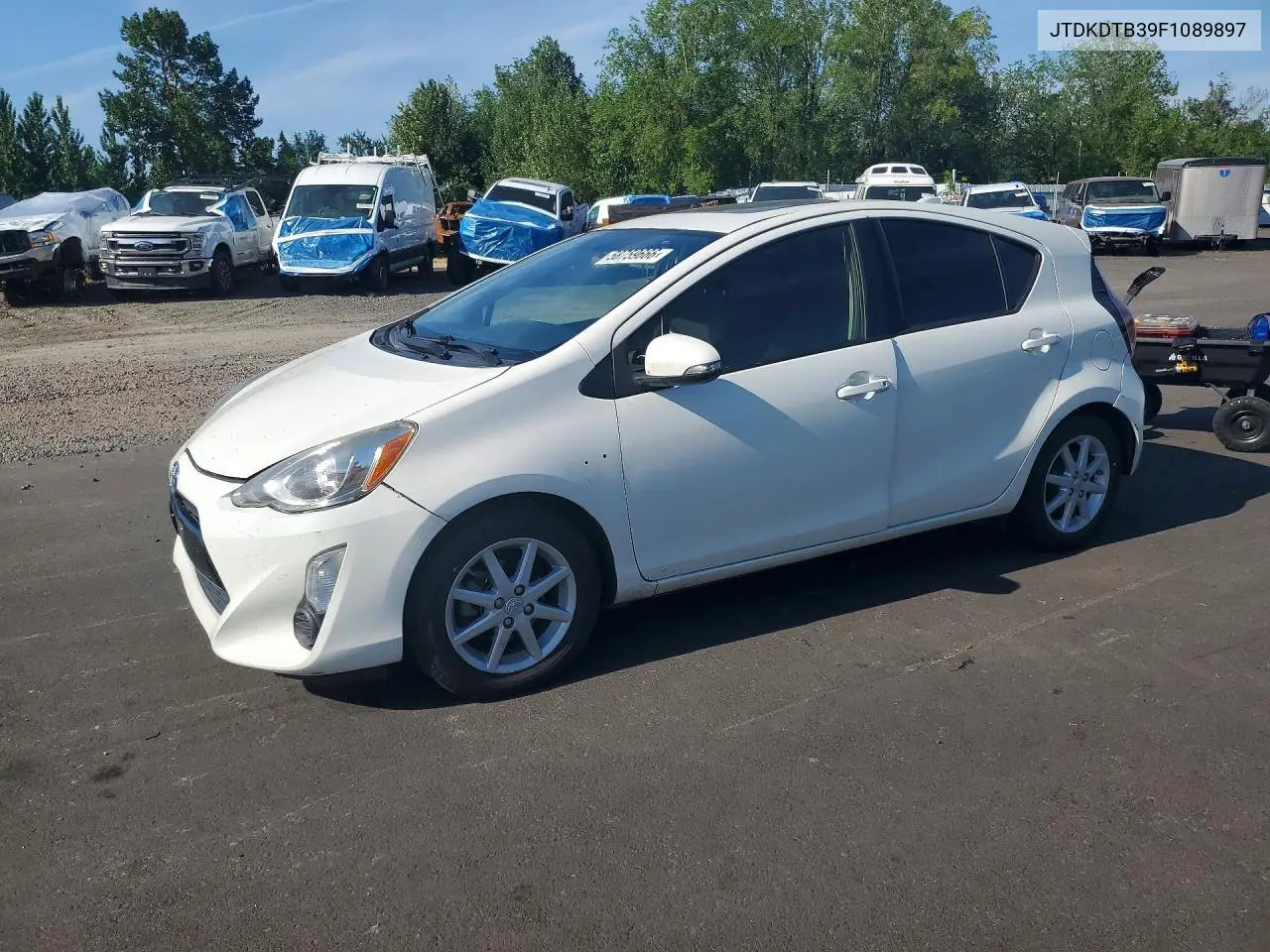 2015 Toyota Prius C Three VIN: JTDKDTB39F1089897 Lot: 58759666