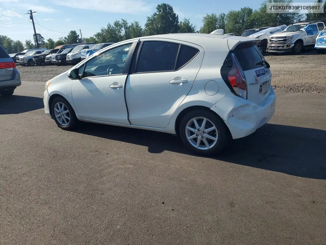 2015 Toyota Prius C Three VIN: JTDKDTB39F1089897 Lot: 58759666