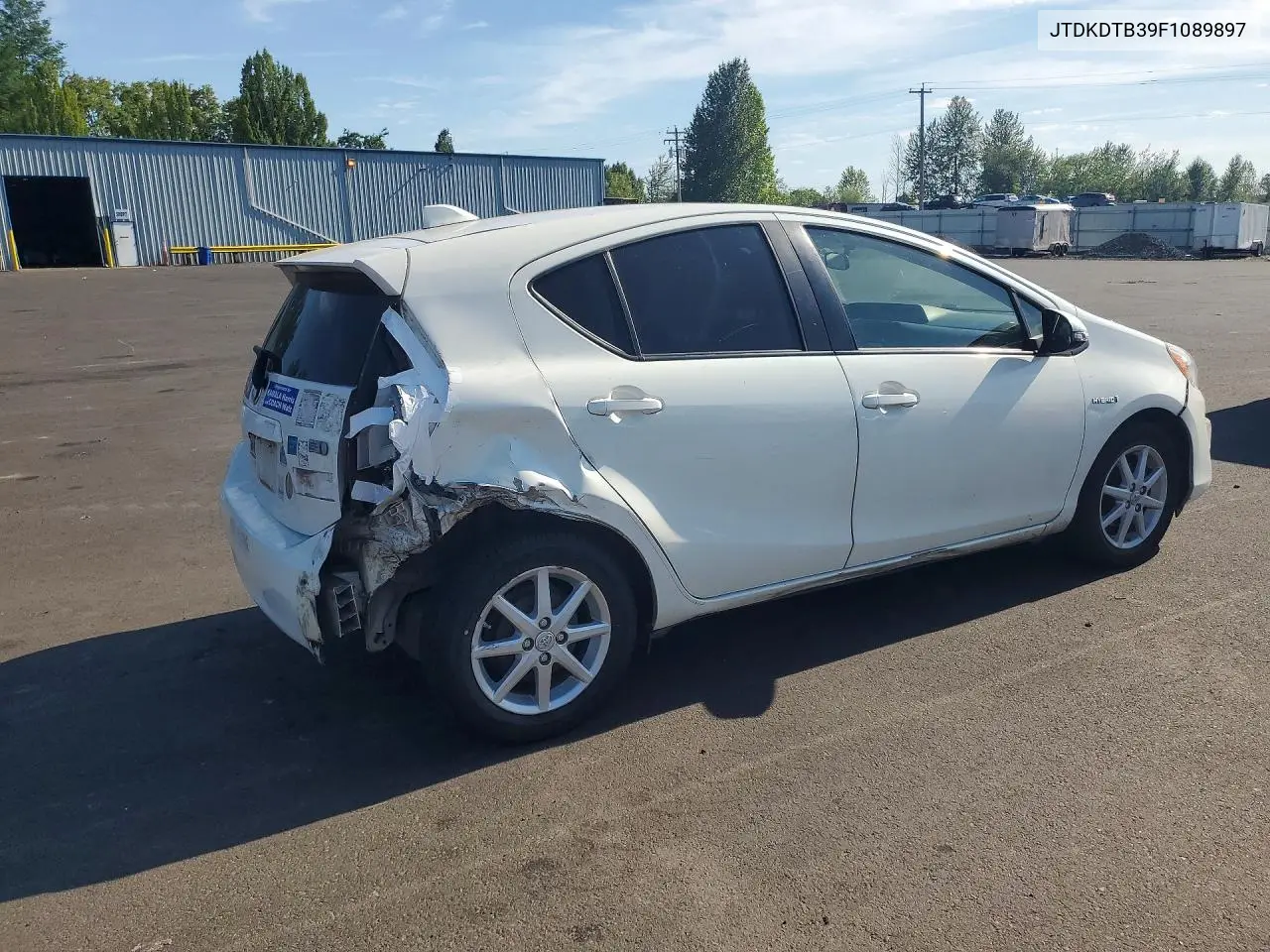 2015 Toyota Prius C Three VIN: JTDKDTB39F1089897 Lot: 58759666