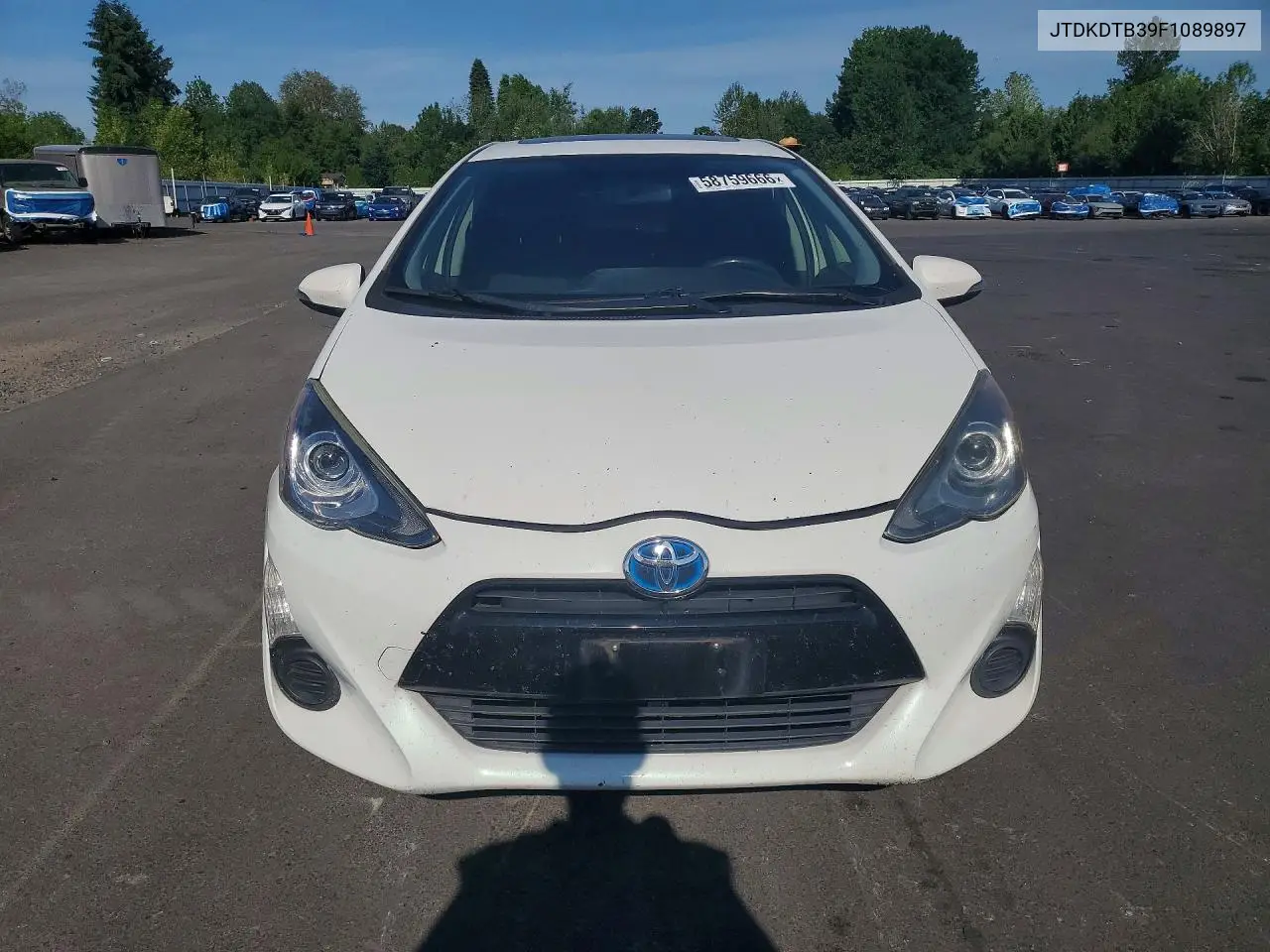 2015 Toyota Prius C Three VIN: JTDKDTB39F1089897 Lot: 58759666