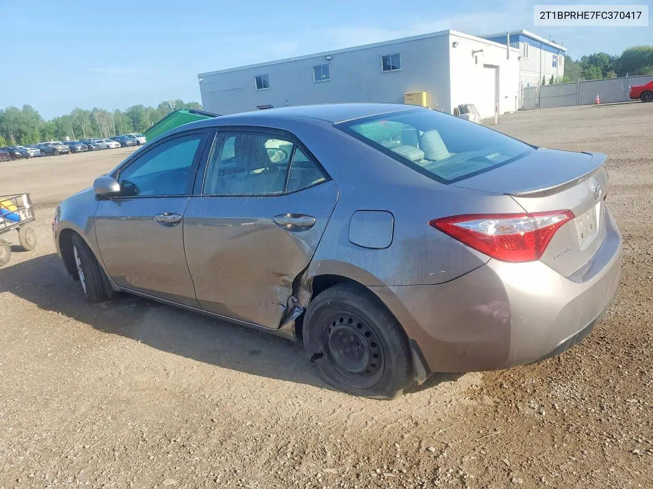 2015 Toyota Corolla Le Eco VIN: 2T1BPRHE7FC370417 Lot: 58764406