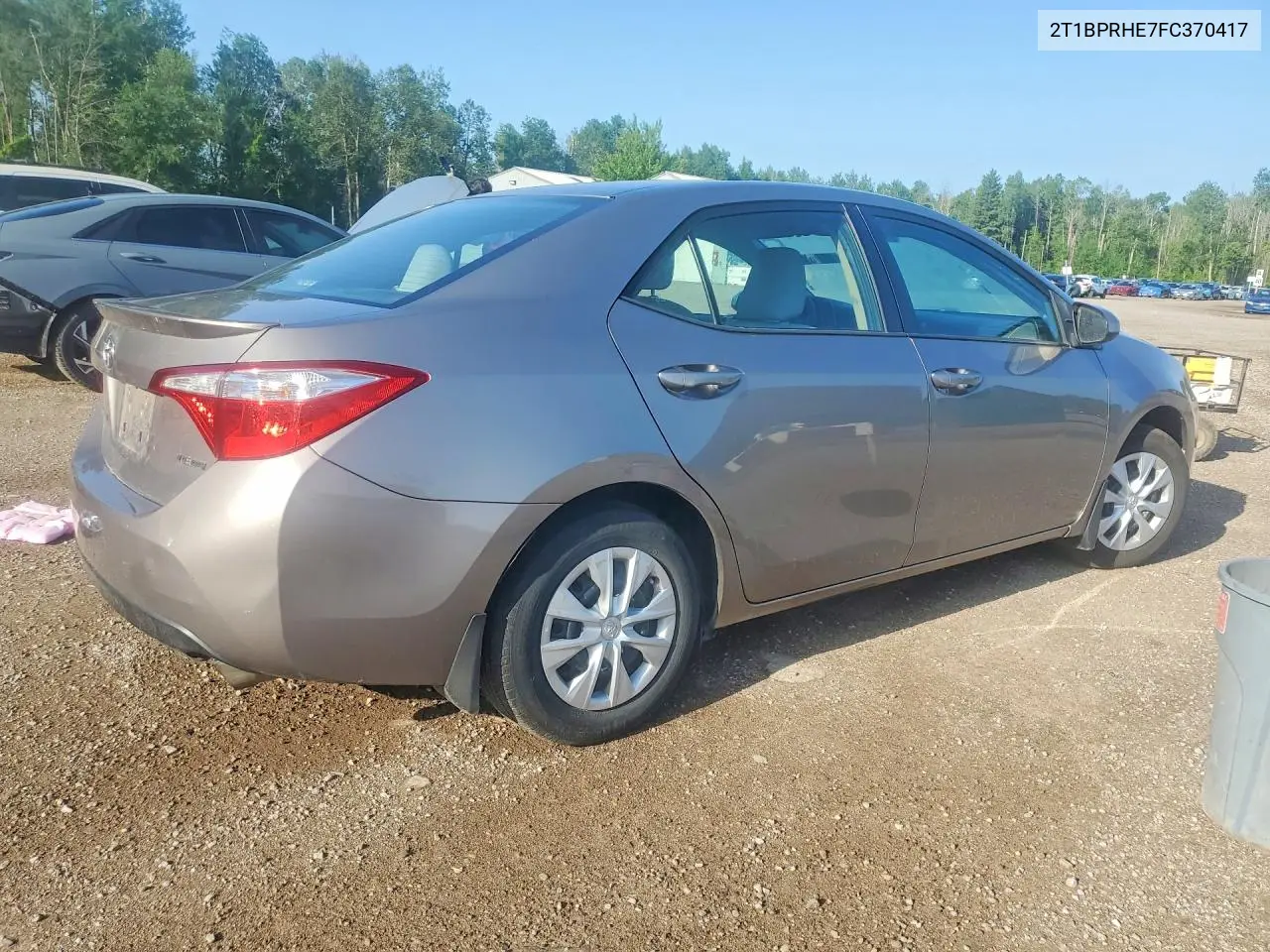 2015 Toyota Corolla Le Eco VIN: 2T1BPRHE7FC370417 Lot: 58764406