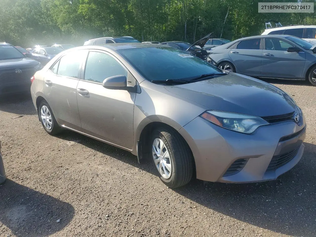 2015 Toyota Corolla Le Eco VIN: 2T1BPRHE7FC370417 Lot: 58764406