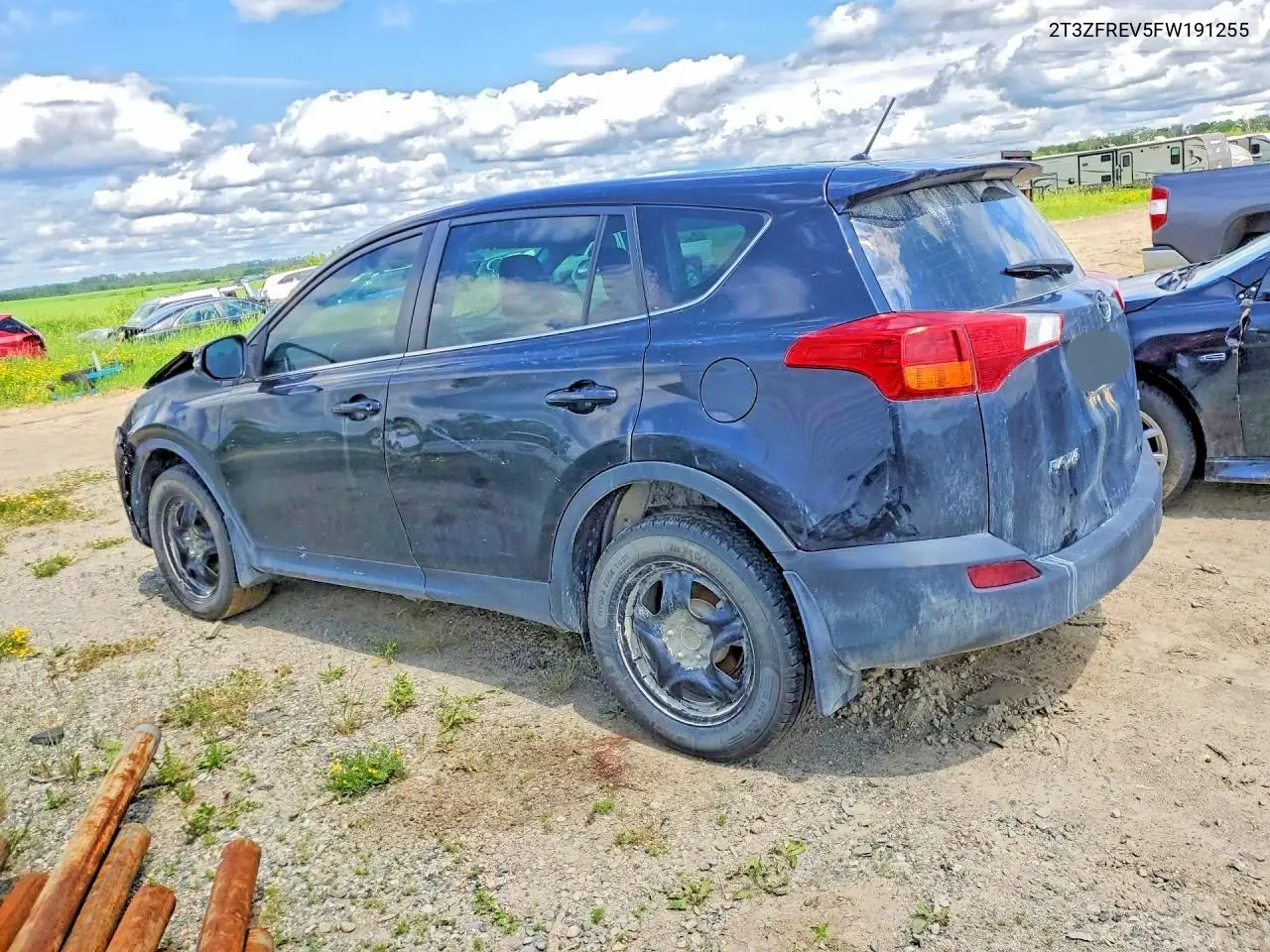 2015 Toyota Rav4 Le VIN: 2T3ZFREV5FW191255 Lot: 59251176