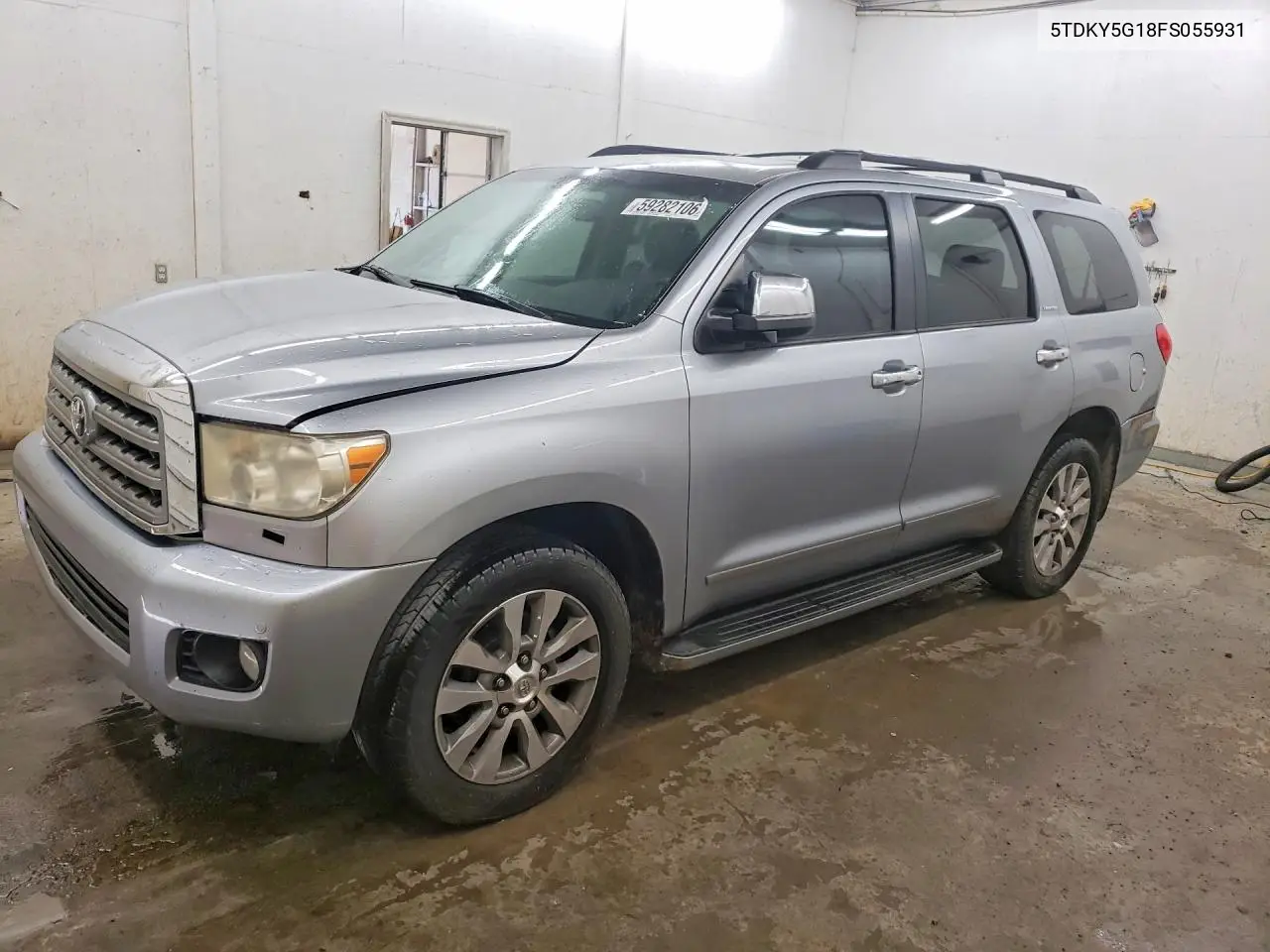 2015 Toyota Sequoia Limited VIN: 5TDKY5G18FS055931 Lot: 59282106