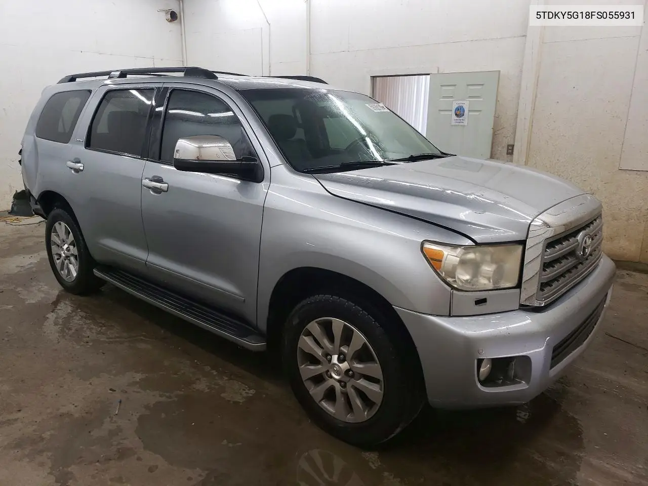2015 Toyota Sequoia Limited VIN: 5TDKY5G18FS055931 Lot: 59282106