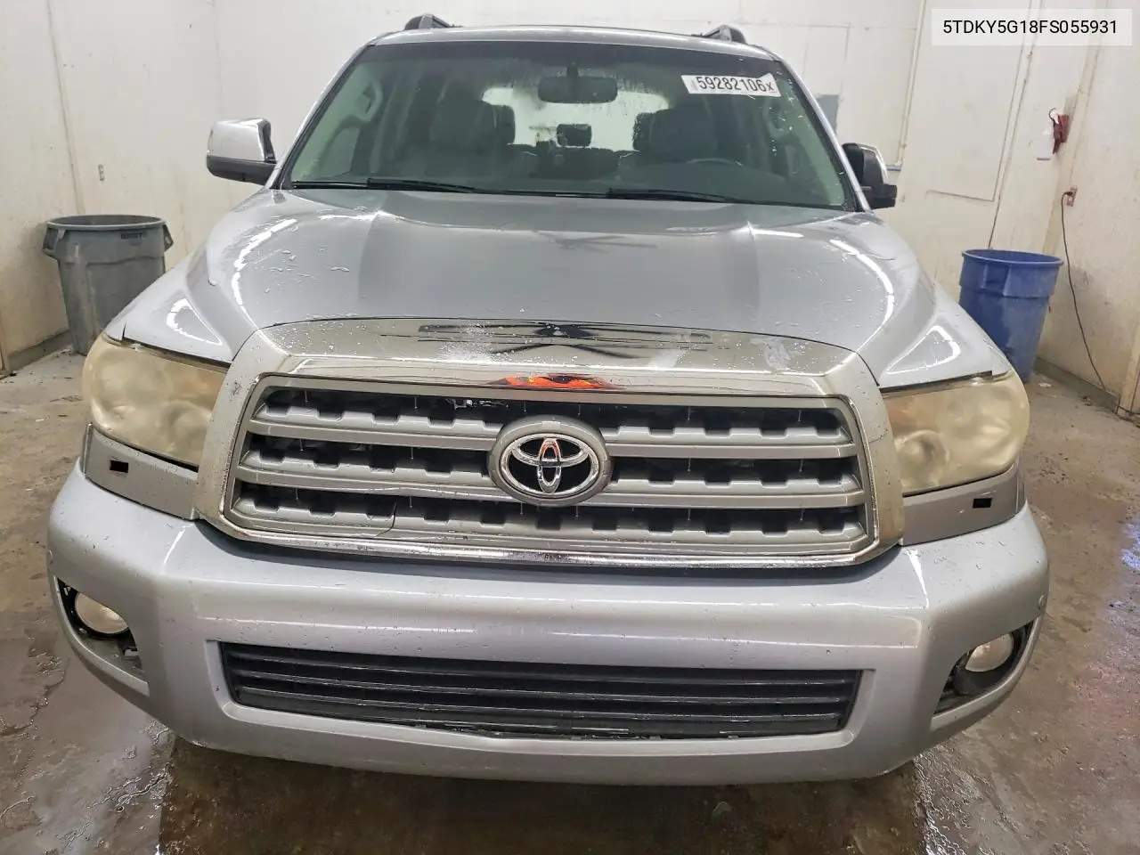 2015 Toyota Sequoia Limited VIN: 5TDKY5G18FS055931 Lot: 59282106