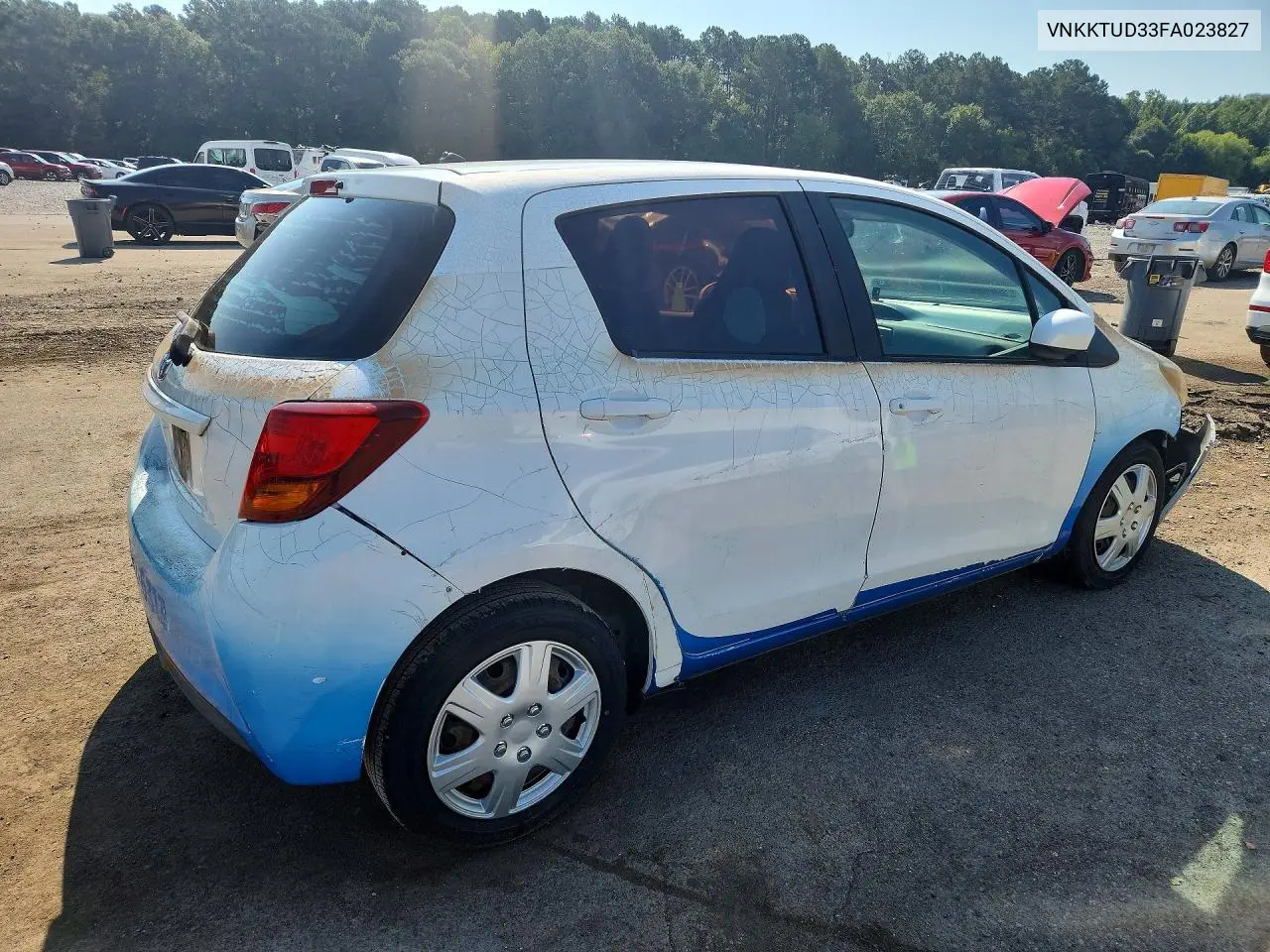 2015 Toyota Yaris 5-Door L VIN: VNKKTUD33FA023827 Lot: 59845326