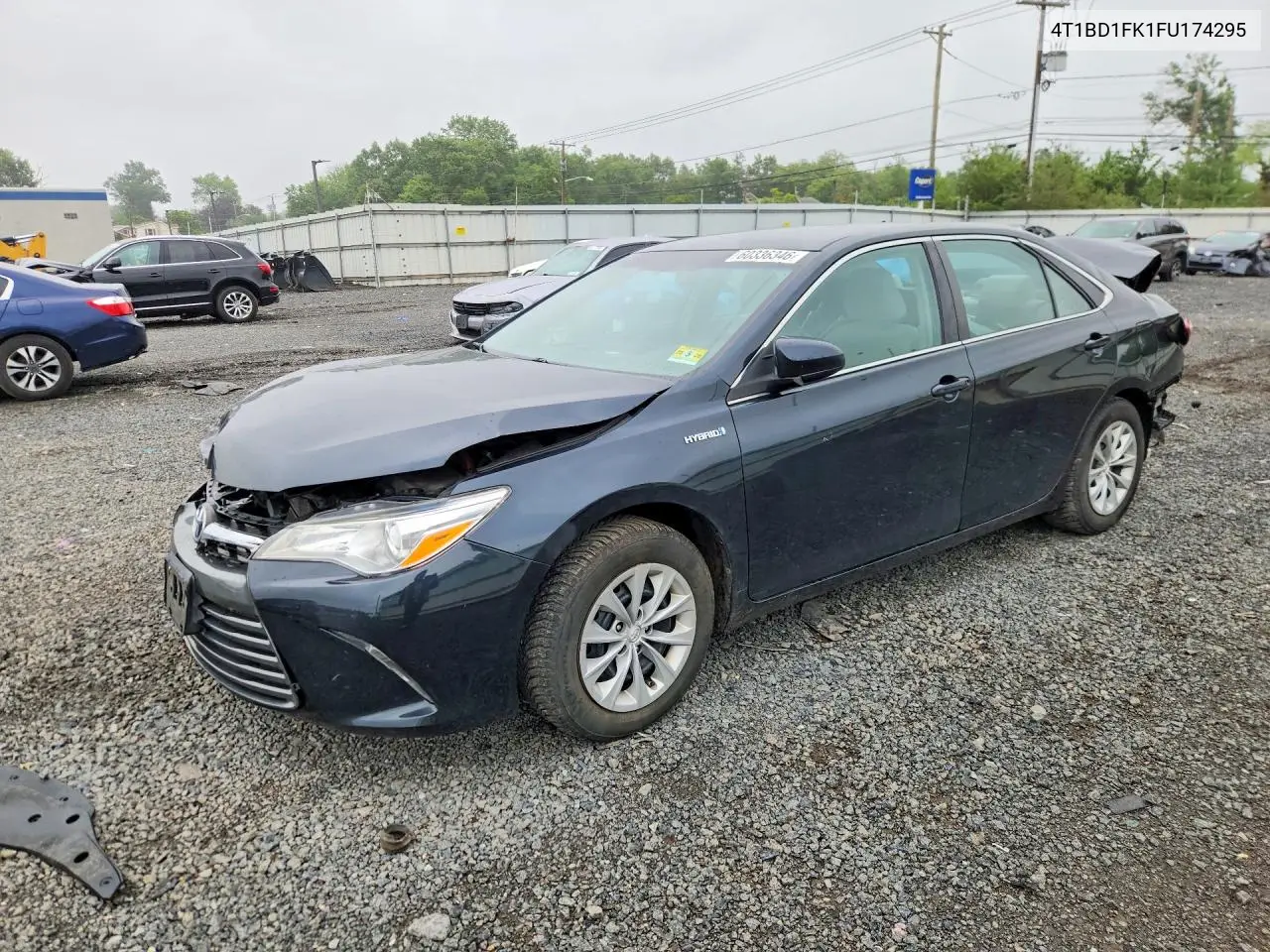 2015 Toyota Camry Hybrid Le VIN: 4T1BD1FK1FU174295 Lot: 60336346