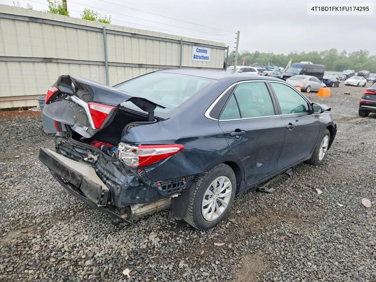 2015 Toyota Camry Hybrid Le VIN: 4T1BD1FK1FU174295 Lot: 60336346