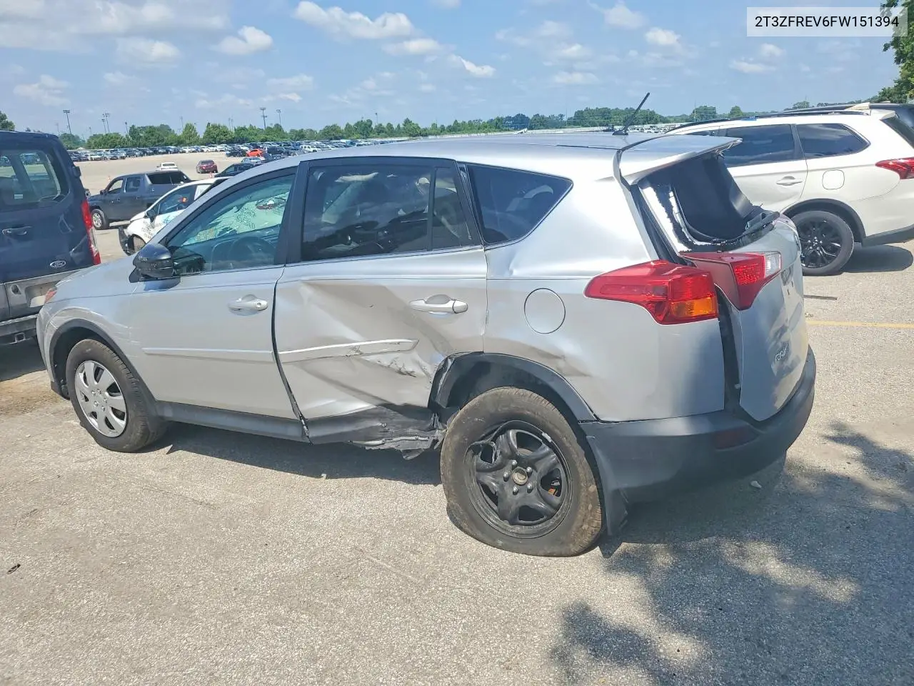 2015 Toyota Rav4 Le VIN: 2T3ZFREV6FW151394 Lot: 61957666