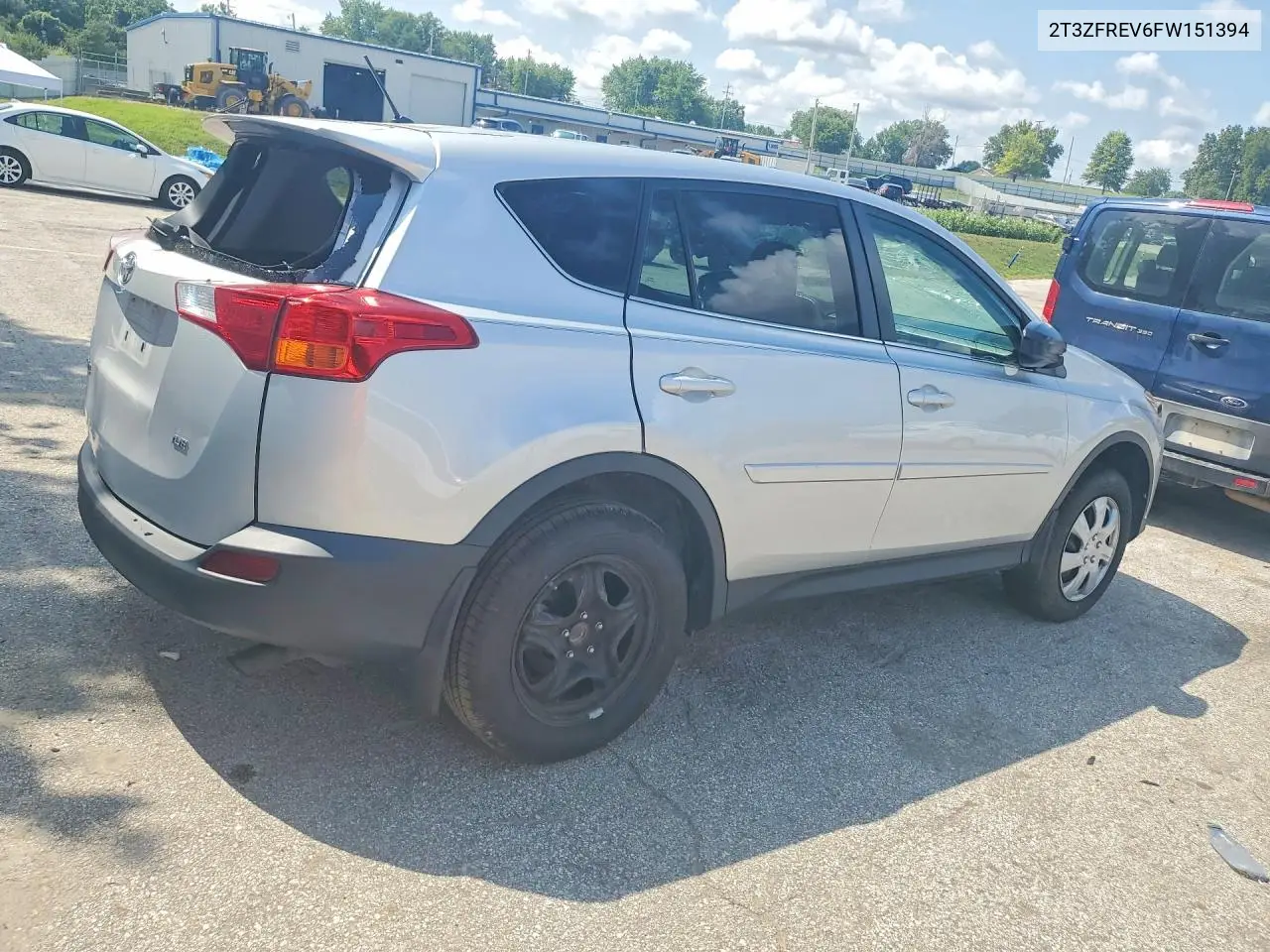 2015 Toyota Rav4 Le VIN: 2T3ZFREV6FW151394 Lot: 61957666