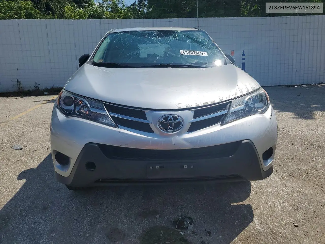 2015 Toyota Rav4 Le VIN: 2T3ZFREV6FW151394 Lot: 61957666