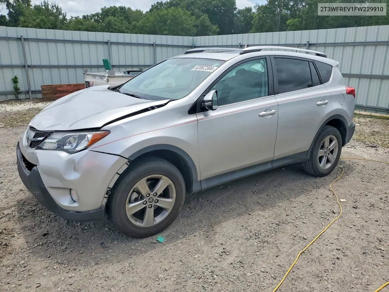 2015 Toyota Rav4 Xle VIN: 2T3WFREV1FW229910 Lot: 62067366