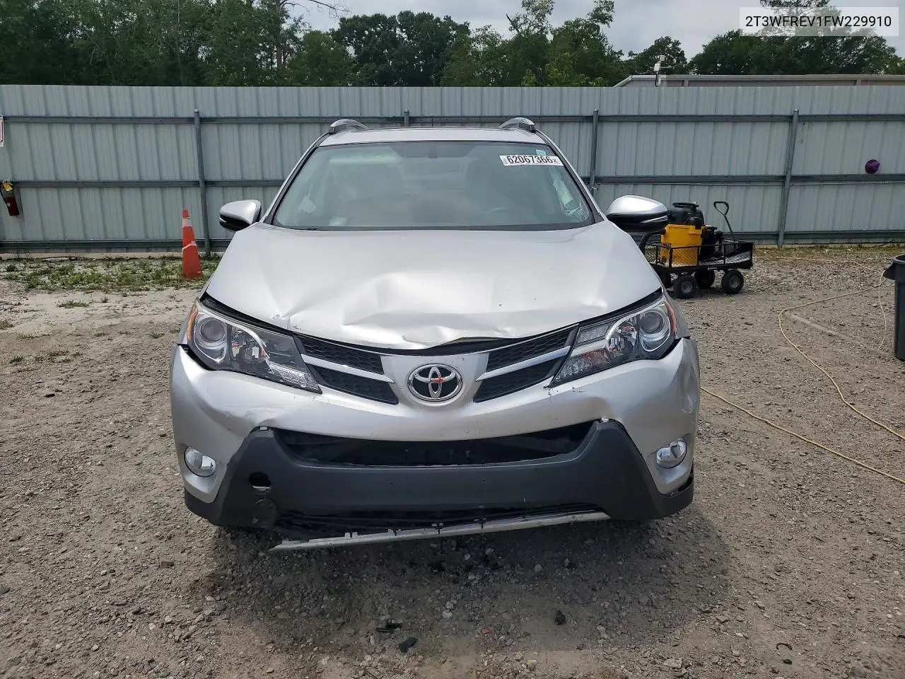 2015 Toyota Rav4 Xle VIN: 2T3WFREV1FW229910 Lot: 62067366