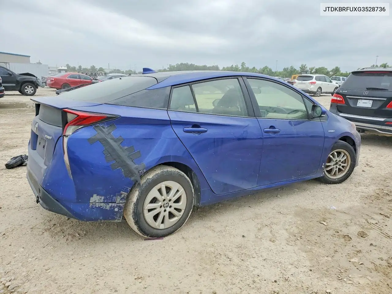 2016 Toyota Prius Two VIN: JTDKBRFUXG3528736 Lot: 52343536