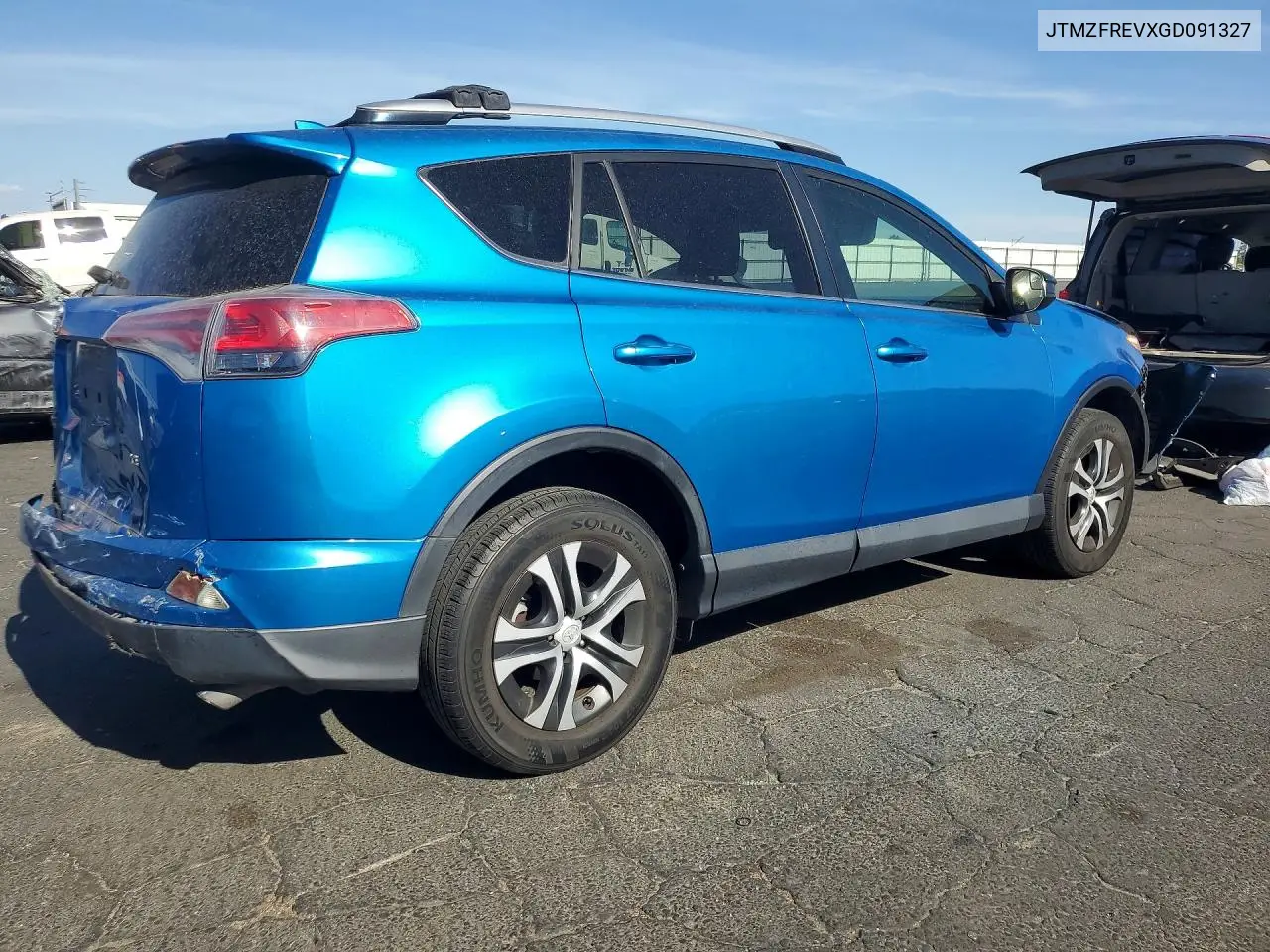 2016 Toyota Rav4 Le VIN: JTMZFREVXGD091327 Lot: 55771376