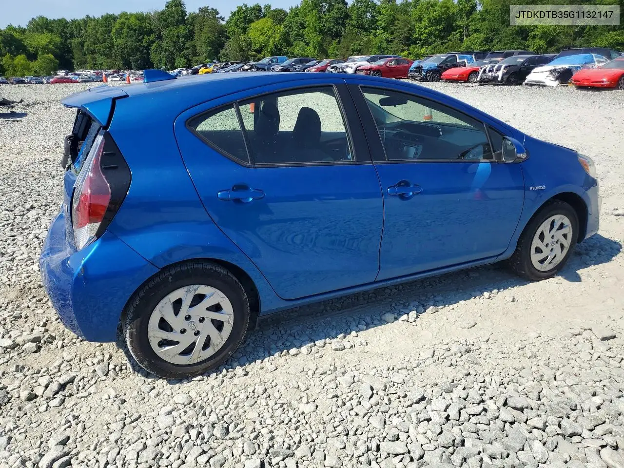 2016 Toyota Prius C Two VIN: JTDKDTB35G1132147 Lot: 56494576
