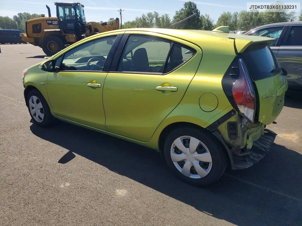 2016 Toyota Prius C Two VIN: JTDKDTB3XG1133231 Lot: 57264566