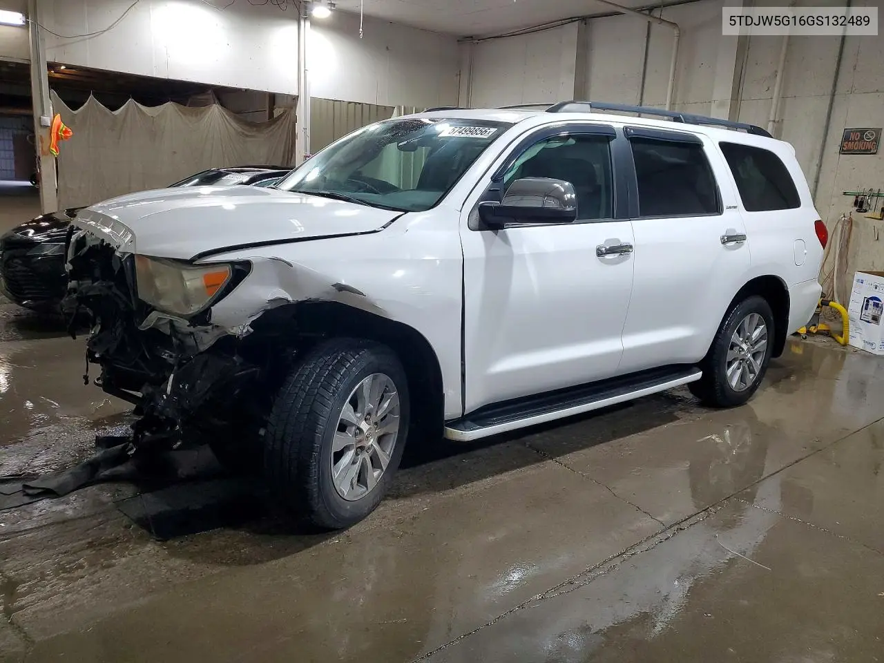 2016 Toyota Sequoia Limited VIN: 5TDJW5G16GS132489 Lot: 57499856