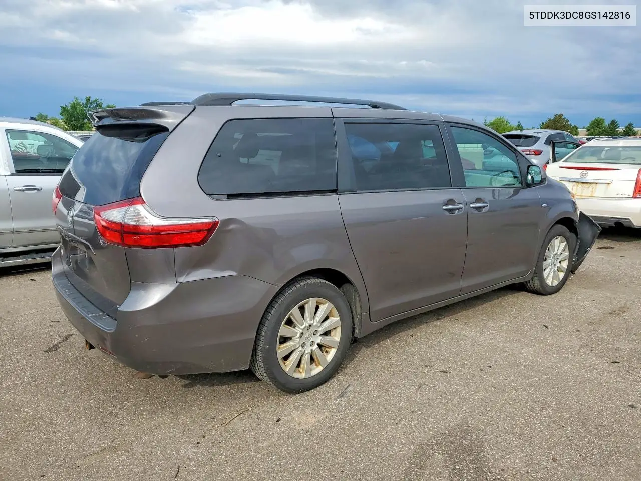 2016 Toyota Sienna Xle 7-Passenger VIN: 5TDDK3DC8GS142816 Lot: 57660576