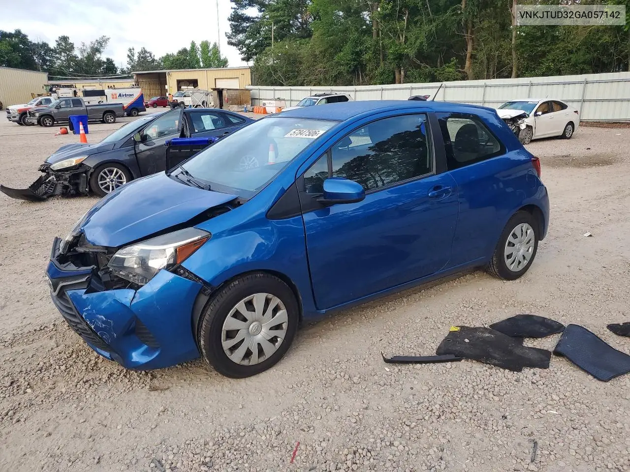 2016 Toyota Yaris 3-Door L VIN: VNKJTUD32GA057142 Lot: 57847506