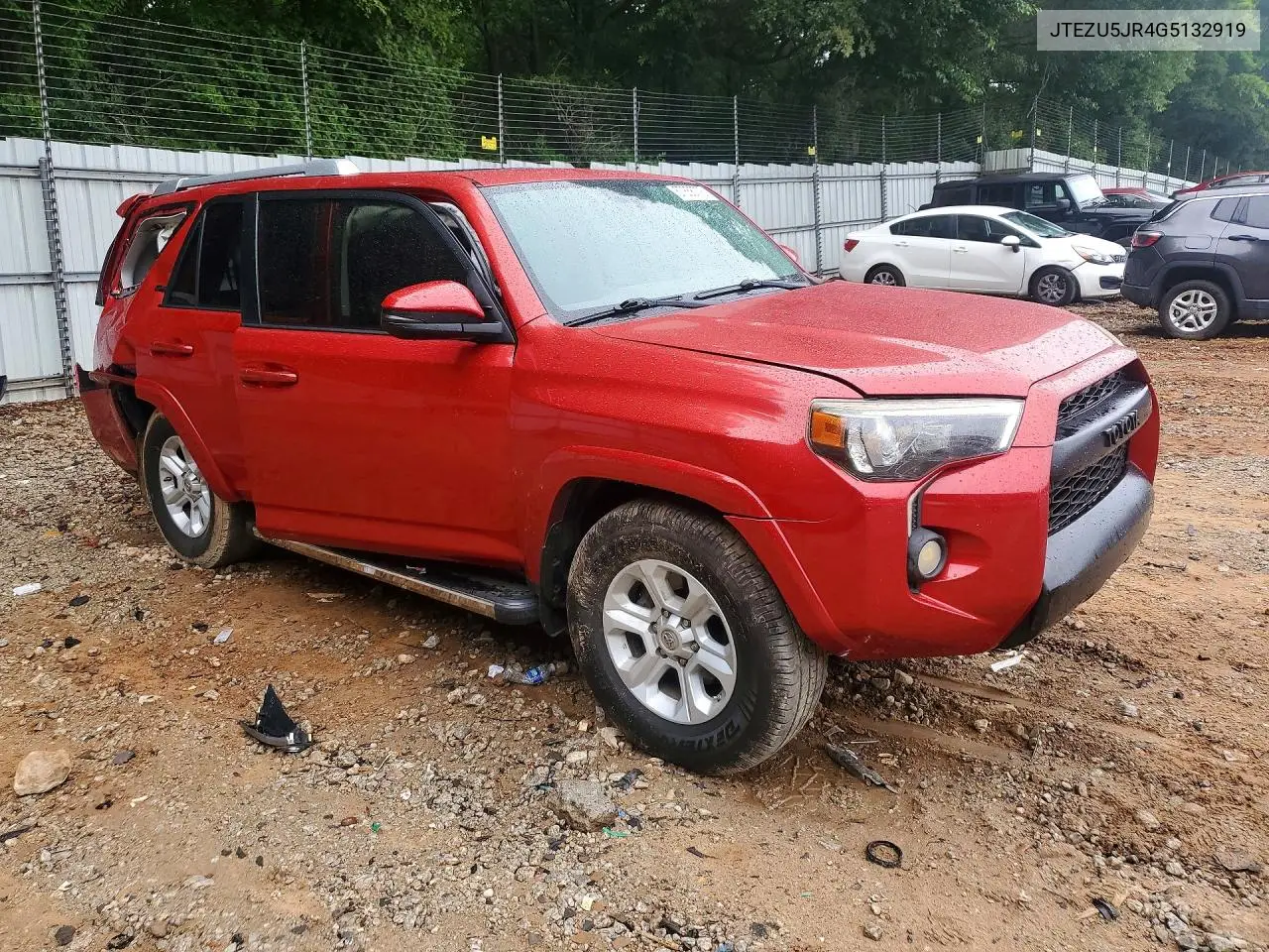 2016 Toyota 4Runner Sr5 Premium VIN: JTEZU5JR4G5132919 Lot: 57856776