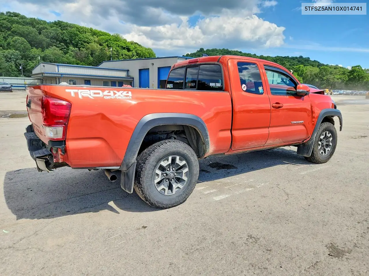 2016 Toyota Tacoma Trd Off-Road VIN: 5TFSZ5AN1GX014741 Lot: 58013406