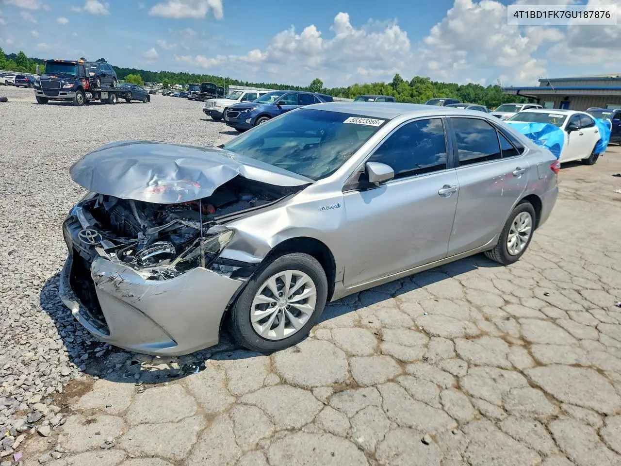 2016 Toyota Camry Hybrid Le VIN: 4T1BD1FK7GU187876 Lot: 58323866
