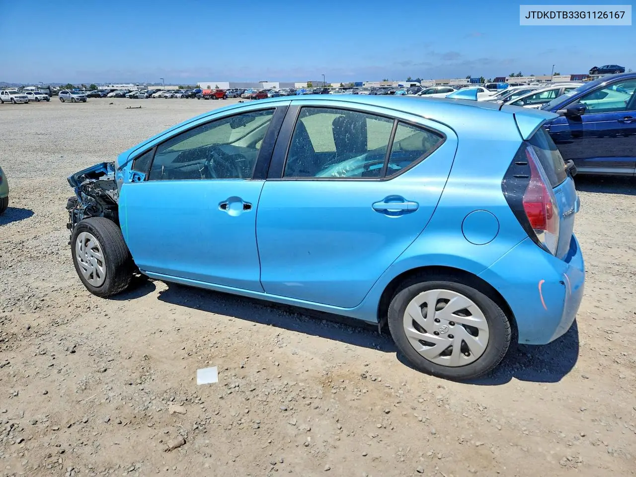 2016 Toyota Prius C One VIN: JTDKDTB33G1126167 Lot: 58409146