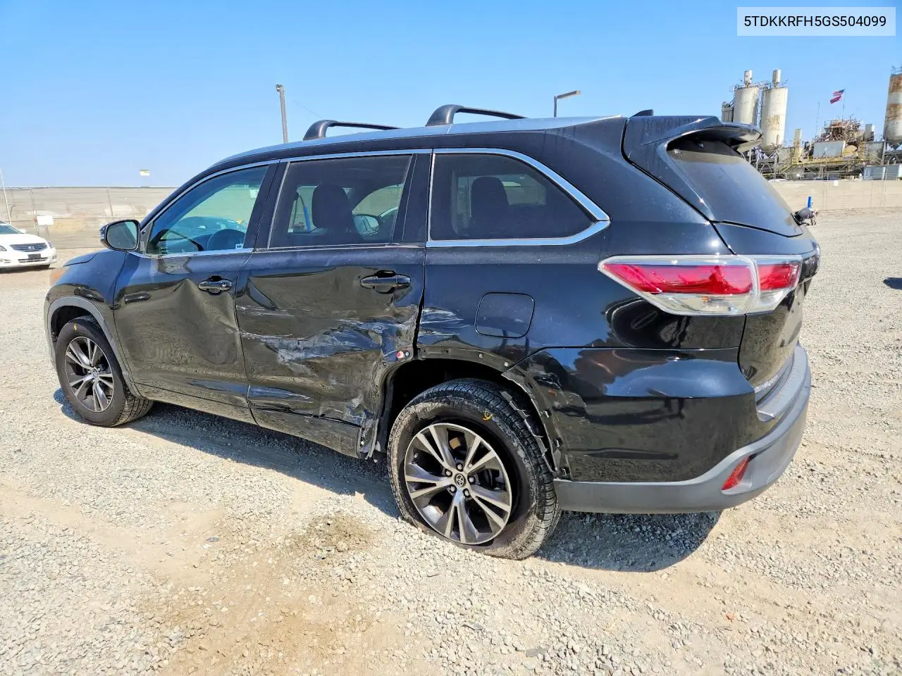 2016 Toyota Highlander Xle VIN: 5TDKKRFH5GS504099 Lot: 58476826