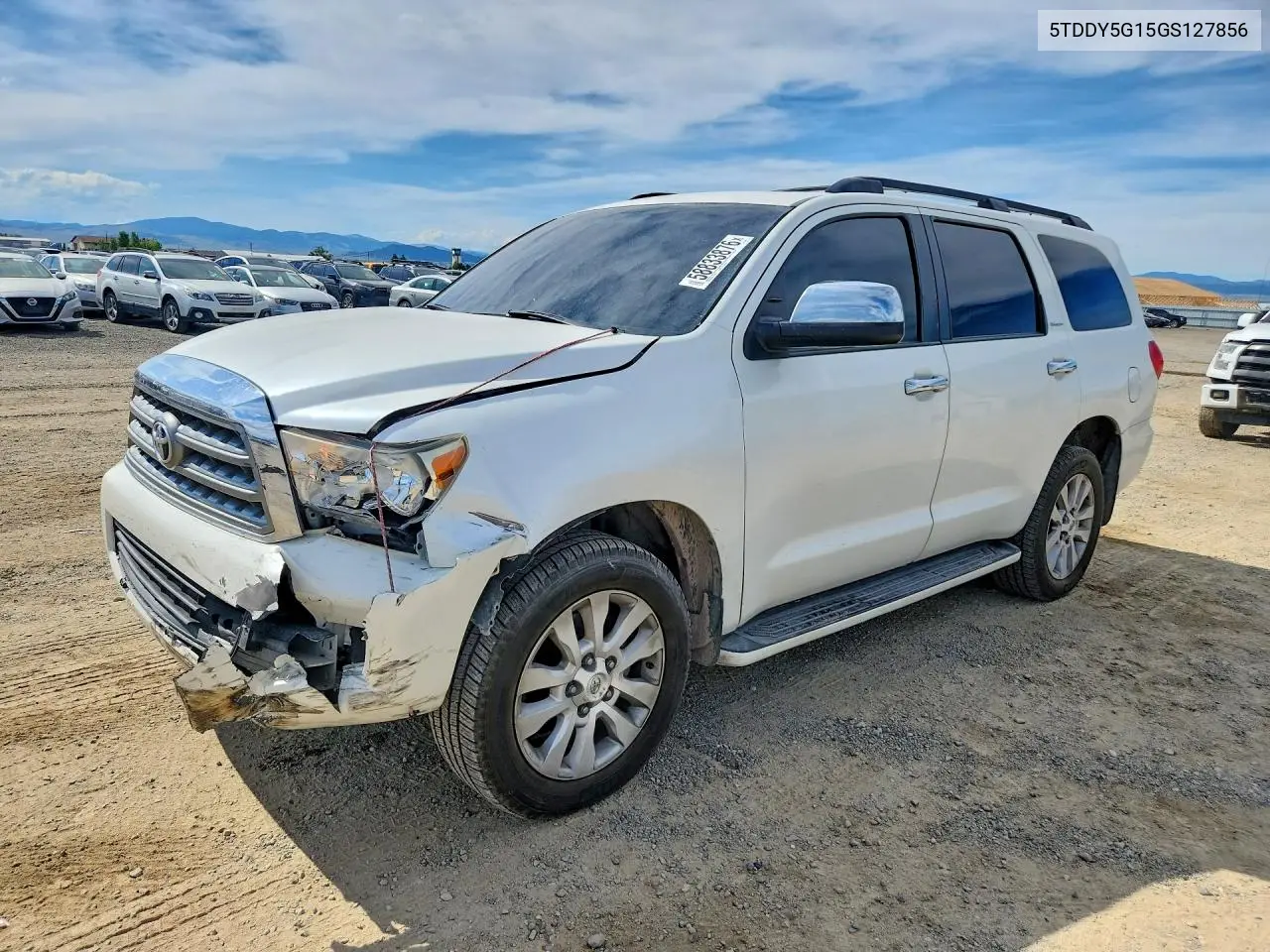 2016 Toyota Sequoia Platinum VIN: 5TDDY5G15GS127856 Lot: 58833876