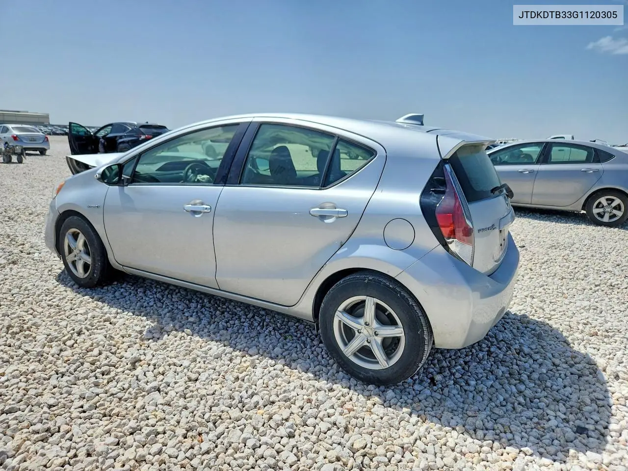 2016 Toyota Prius C Two VIN: JTDKDTB33G1120305 Lot: 59210356