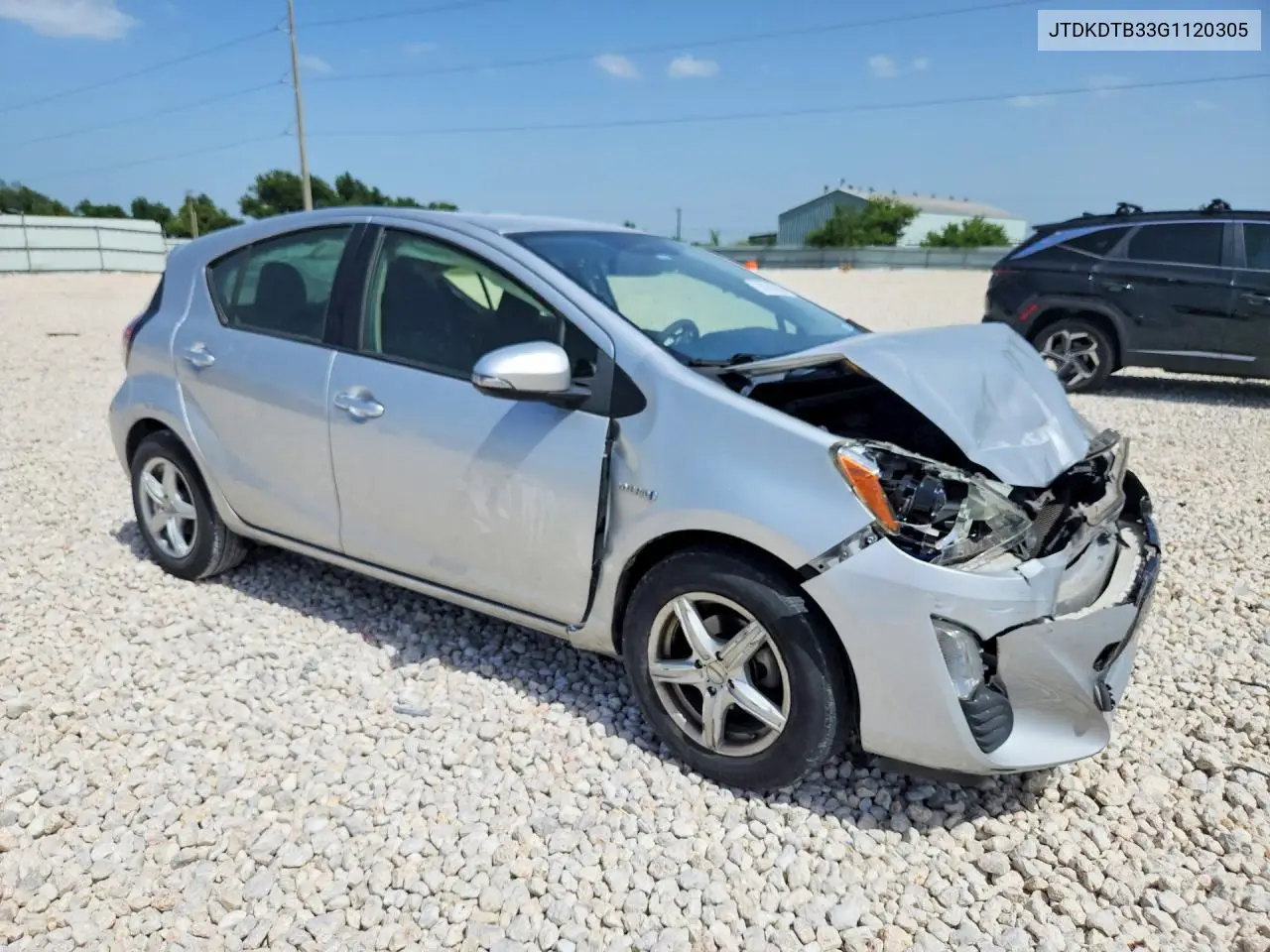 2016 Toyota Prius C Two VIN: JTDKDTB33G1120305 Lot: 59210356