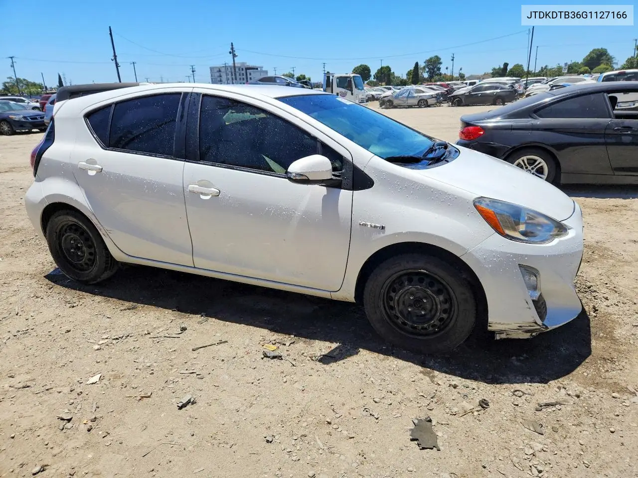 2016 Toyota Prius C One VIN: JTDKDTB36G1127166 Lot: 60133786