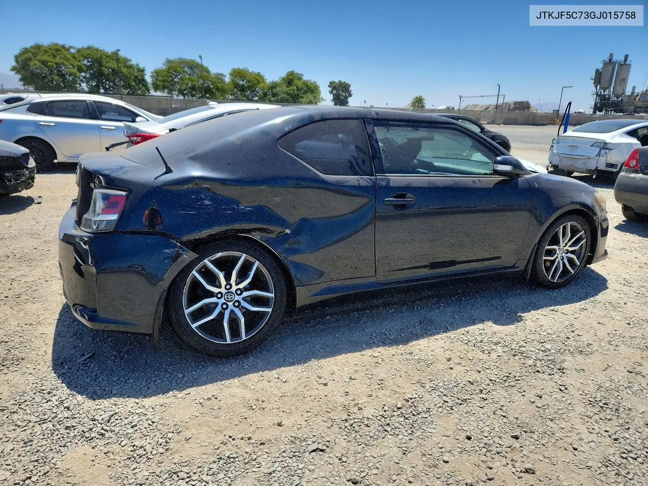 2016 Scion Tc Base VIN: JTKJF5C73GJ015758 Lot: 60194166