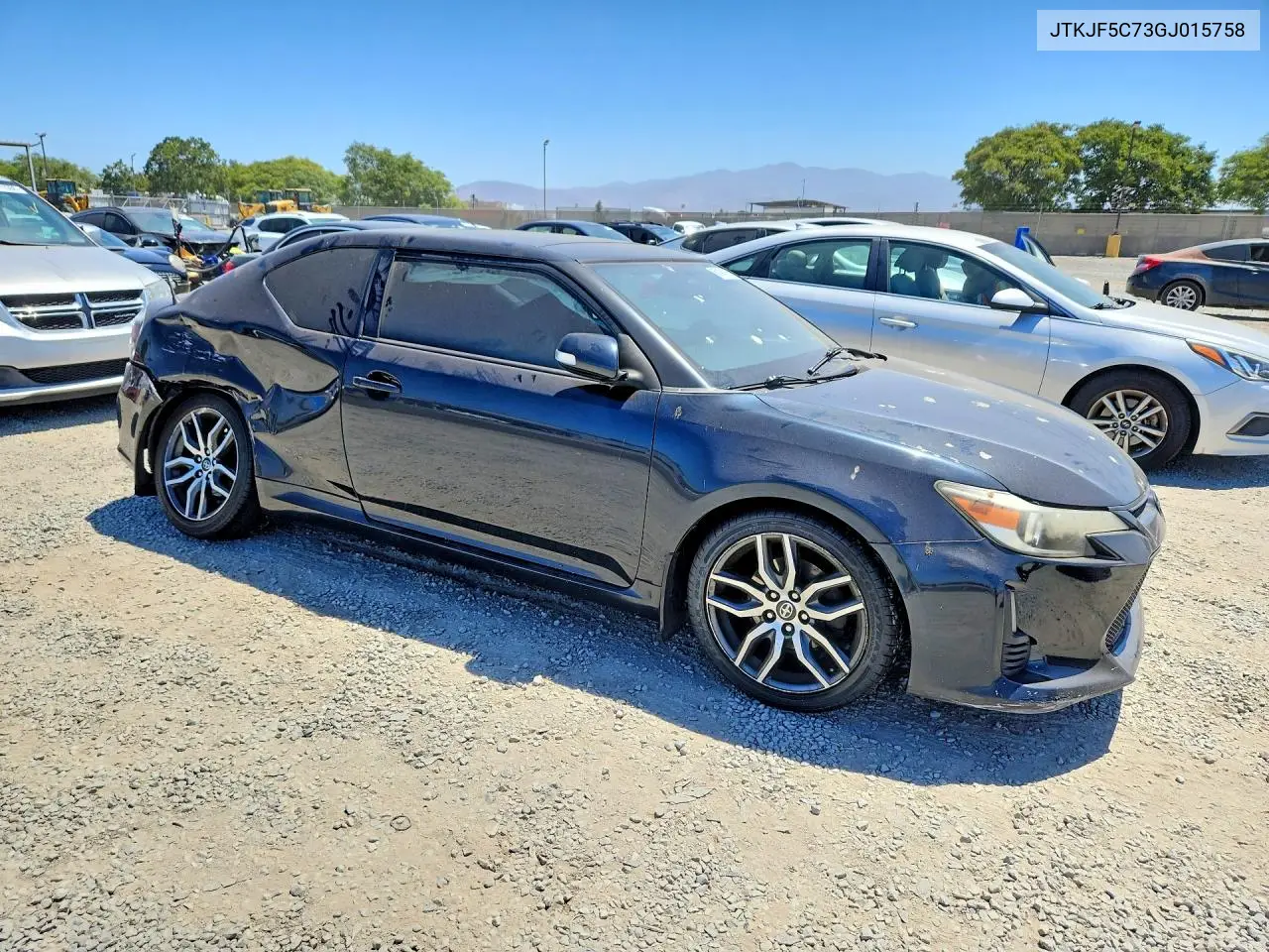 2016 Scion Tc Base VIN: JTKJF5C73GJ015758 Lot: 60194166