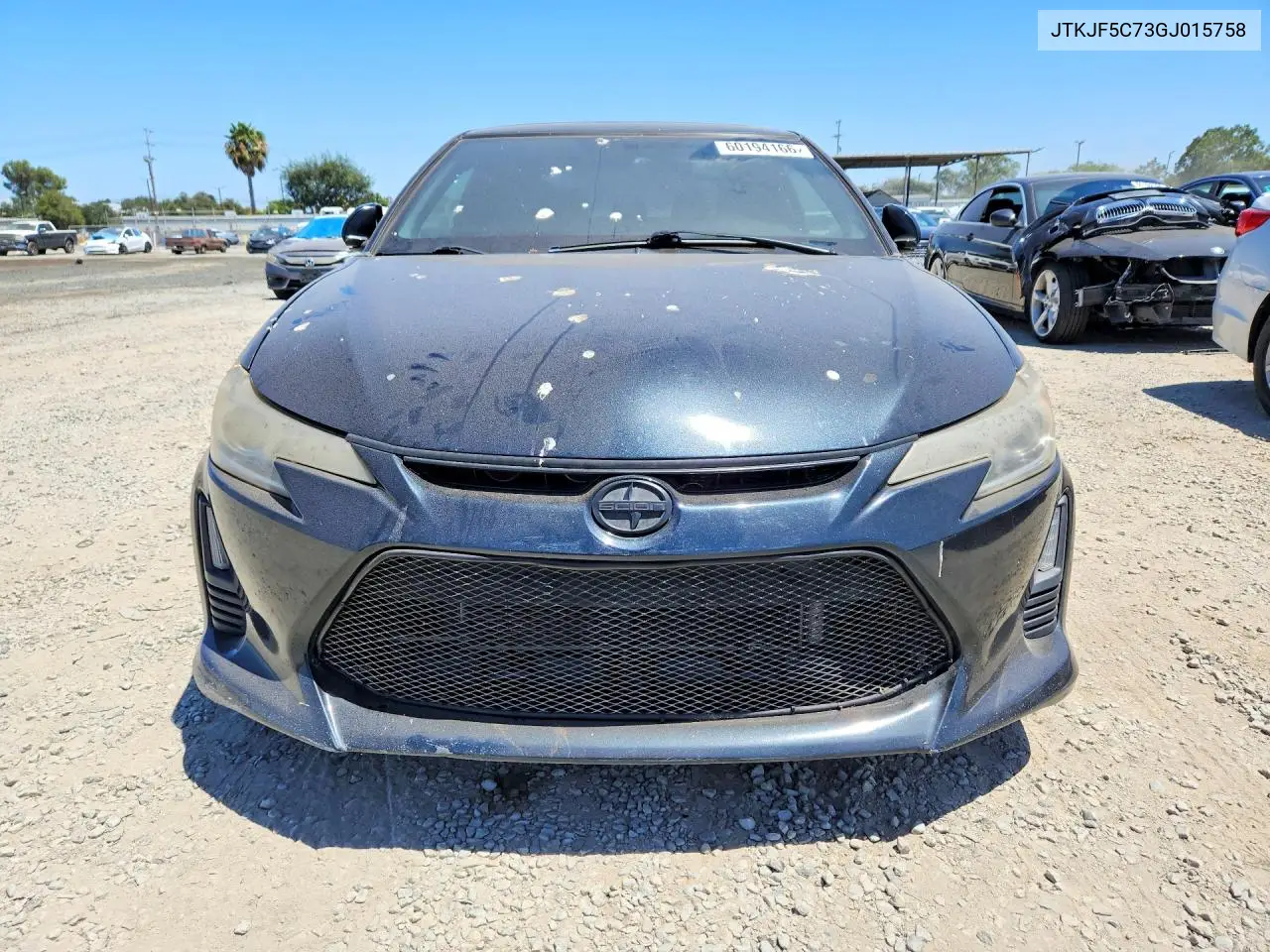 2016 Scion Tc Base VIN: JTKJF5C73GJ015758 Lot: 60194166