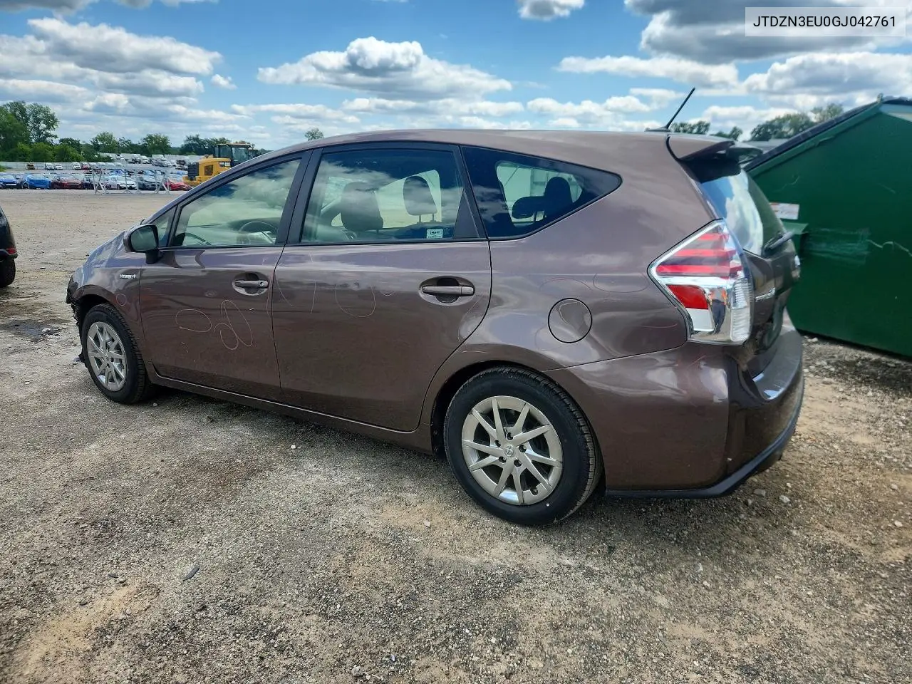 2016 Toyota Prius V Three VIN: JTDZN3EU0GJ042761 Lot: 61893596