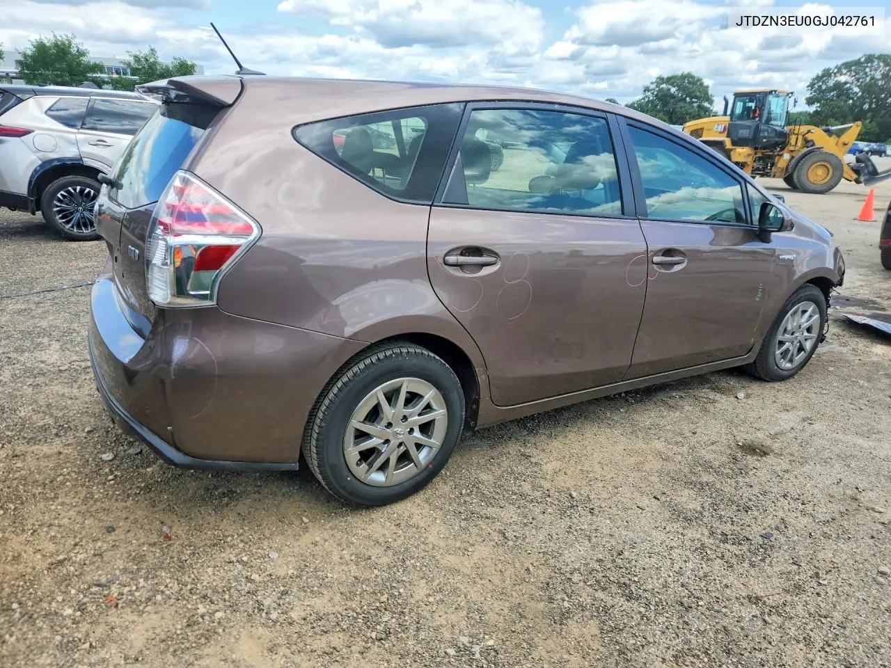 2016 Toyota Prius V Three VIN: JTDZN3EU0GJ042761 Lot: 61893596