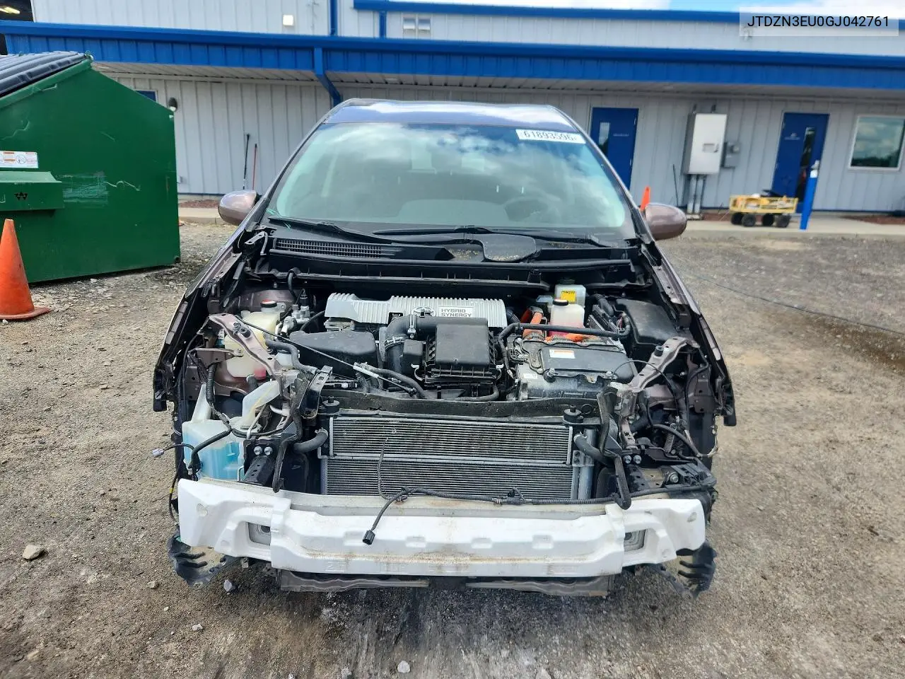 2016 Toyota Prius V Three VIN: JTDZN3EU0GJ042761 Lot: 61893596