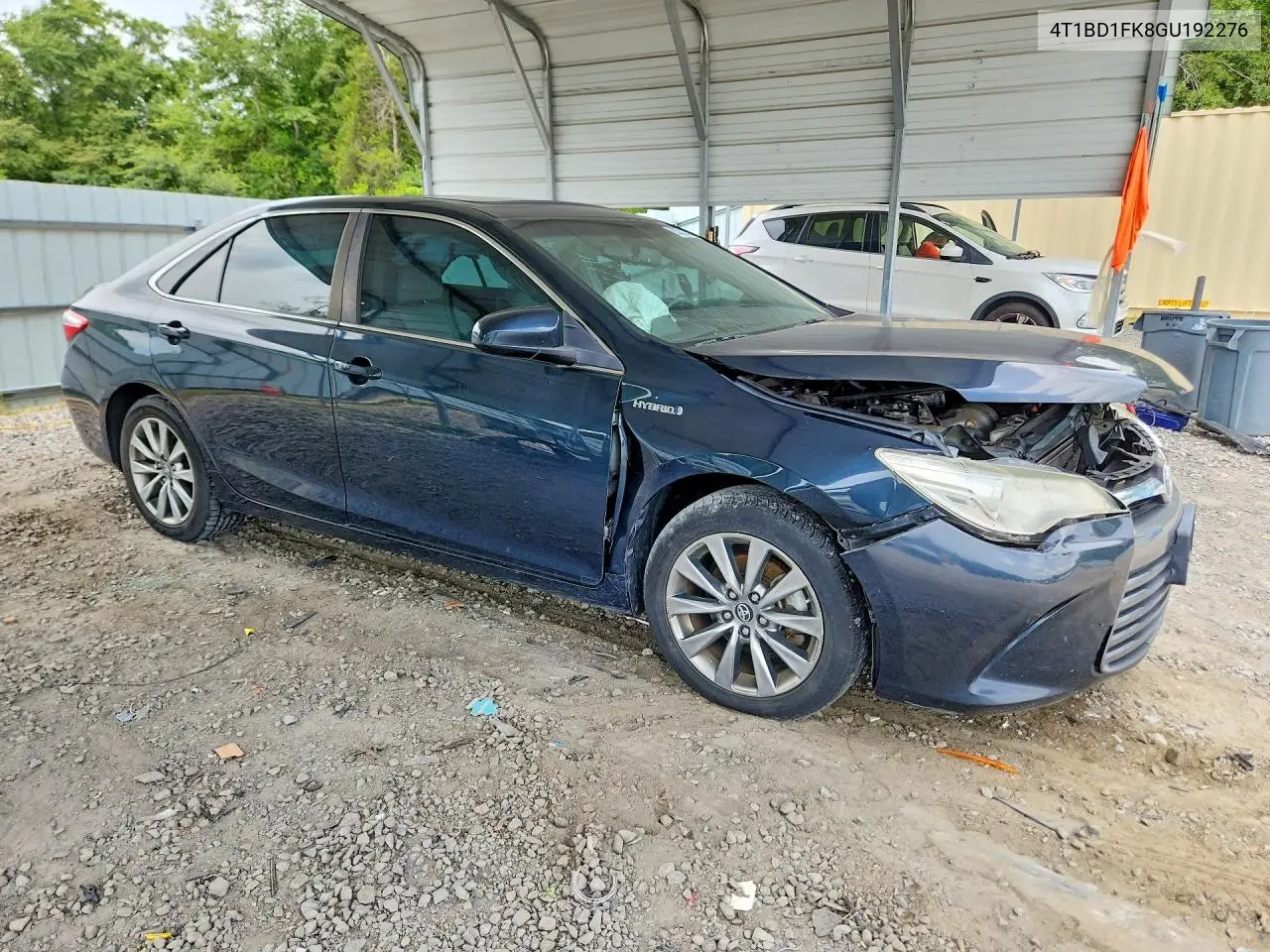 2016 Toyota Camry Hybrid Xle VIN: 4T1BD1FK8GU192276 Lot: 62271136