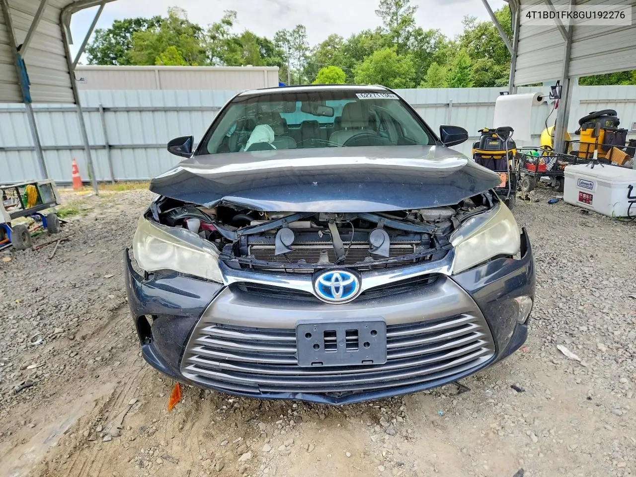 2016 Toyota Camry Hybrid Xle VIN: 4T1BD1FK8GU192276 Lot: 62271136
